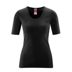 LIVING CRAFTS Julienne | Chemise A Manches Courtes Noir Hot