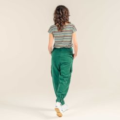 LIVING CRAFTS Romai | Pantalon Vert Botanique Wholesale