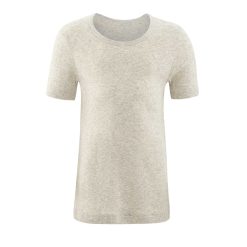 LIVING CRAFTS Chevre | Chemise A Manches Courtes Melange Naturel New