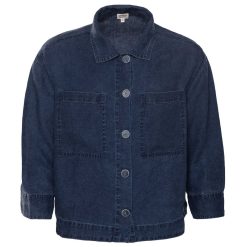 LIVING CRAFTS Roxane | Cardigan Bleu Indigo Online