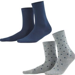 LIVING CRAFTS Bettine | Chaussettes, Paquet De 2 Points Bleu Nuit New