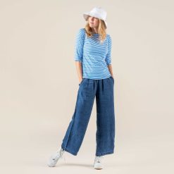 LIVING CRAFTS Rafaela | Pantalon Bleu Indigo Clearance