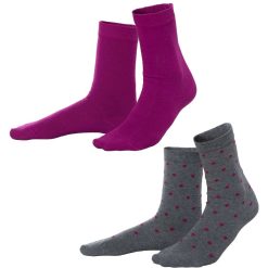 LIVING CRAFTS Bettine | Chaussettes, Paquet De 2 Tres Berry Best