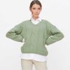 LIVING CRAFTS Neele | Pull-Over Vert Brumeux Hot