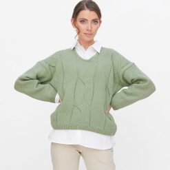 LIVING CRAFTS Neele | Pull-Over Vert Brumeux Hot