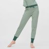 LIVING CRAFTS Aveline | Pantalon De Nuit Pin Argente / Vert Brumeux Online