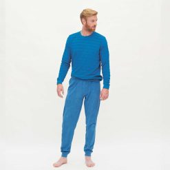 LIVING CRAFTS Bjorn | Pyjama Terry Bleu Retro Clearance