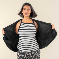 LIVING CRAFTS Olivia | Cardigan Noir Hot