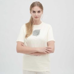 LIVING CRAFTS Nurit | T-Shirt Blanc Casse Online