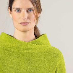 LIVING CRAFTS Penelope | Pull En Polaire Passer Au Vert Clearance