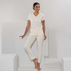 LIVING CRAFTS Carole | Pantalon De Nuit Naturel Wholesale