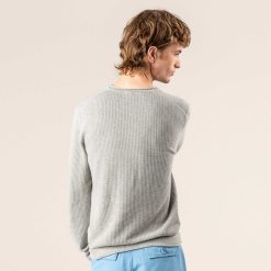 LIVING CRAFTS Renzo | Pull-Over Melange Gris Clair Wholesale