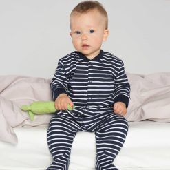 LIVING CRAFTS Dauphin | Pyjamas Blanc/Marine Raye Hot