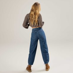 LIVING CRAFTS Paulette | Pantalon Jean Bleu Fonce Clearance