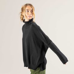 LIVING CRAFTS Cachemire | Poncho Noir Hot