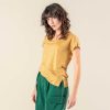 LIVING CRAFTS Robinier | T-Shirt Ocre Wholesale