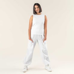 LIVING CRAFTS Regle | Pantalon Blanc Best