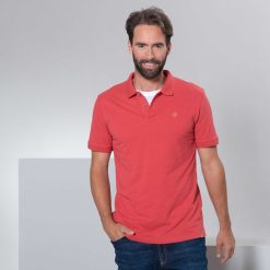 LIVING CRAFTS Kenley | Chemise Polo Rouge Mineral Online