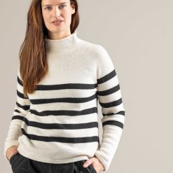 LIVING CRAFTS Paloma | Pull-Over Noir/Creme New