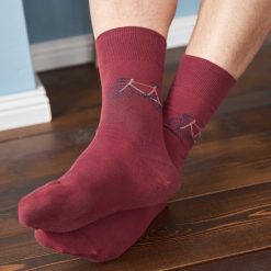 LIVING CRAFTS Falk | Chaussettes, Paquet De 2 Marine/Rosso Clearance