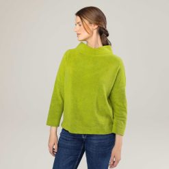 LIVING CRAFTS Penelope | Pull En Polaire Passer Au Vert Clearance