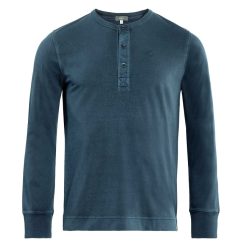 LIVING CRAFTS Paul | Chemise Henley Minuit Clearance