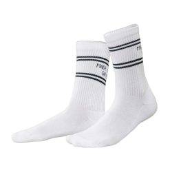 LIVING CRAFTS Poivre | Chaussettes Blanc Clearance