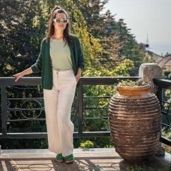 LIVING CRAFTS Ophelie | Pantalon En Lin Lin Naturel Online