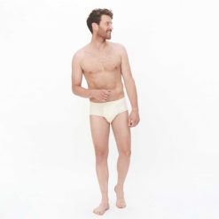 LIVING CRAFTS Jules | Slip A Braguette Ouverte Naturel Online