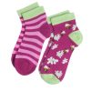 LIVING CRAFTS Agaves | Chaussettes Sneaker, Paquet De 2 Des Abeilles Heureuses Clearance