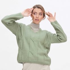 LIVING CRAFTS Neele | Pull-Over Vert Brumeux Hot