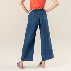 LIVING CRAFTS Rafaela | Pantalon Bleu Indigo Clearance