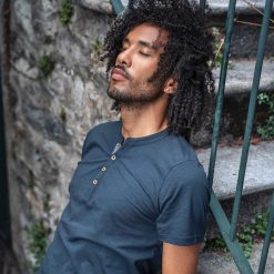 LIVING CRAFTS Othello | T-Shirt Henley Minuit Wholesale