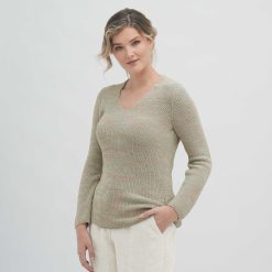 LIVING CRAFTS Olena | Pull-Over Lagon/Abricot Best