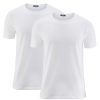 LIVING CRAFTS Fabien | T-Shirts, Paquet De 2 Blanc New