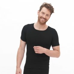 LIVING CRAFTS Jacob | Chemise A Manches Courtes Noir Wholesale