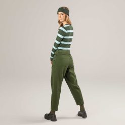 LIVING CRAFTS Phillis | Pantalon Olive Foncee New