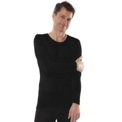 LIVING CRAFTS Harvey | Chemise A Manches Longues Noir Hot