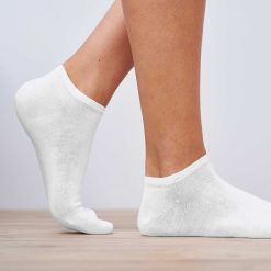 LIVING CRAFTS Abby | Chaussettes Sneaker, Paquet De 2 Blanc Wholesale