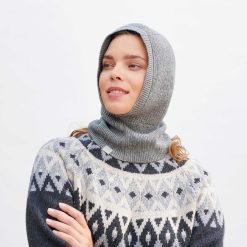 LIVING CRAFTS Nyima | Bonnet Gris Clair Online