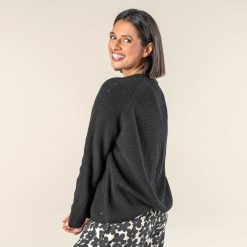 LIVING CRAFTS Olivia | Cardigan Noir Hot