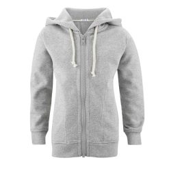 LIVING CRAFTS Gingembre | Veste A Capuche Gris Melange Wholesale