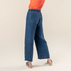 LIVING CRAFTS Rafaela | Pantalon Bleu Indigo Clearance