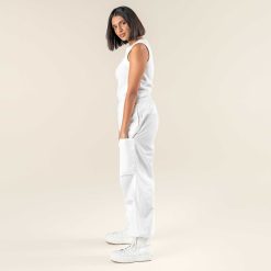 LIVING CRAFTS Regle | Pantalon Blanc Best