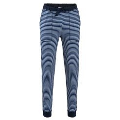 LIVING CRAFTS Frederic | Pantalon De Nuit Raye Bleu Marine New