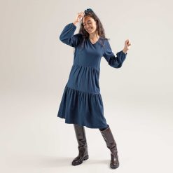 LIVING CRAFTS Philippa | Robe Patch Indigo Best