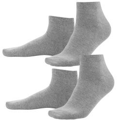 LIVING CRAFTS Curt | Chaussettes Sneaker, Paquet De 2 Gris Pierre Wholesale