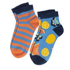 LIVING CRAFTS Agaves | Chaussettes Sneaker, Paquet De 2 Fruits Delicieux Best