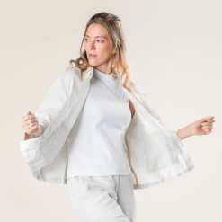 LIVING CRAFTS Onyx | Cardigan Lin Naturel Online