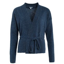 LIVING CRAFTS Pacita | Veste Kimono Bleu D'Encre Clearance